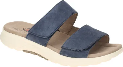 Produktbild von Gabor ROLLINGSOFT Damenschuhe - bequeme Pantoletten blau Elegant NEU