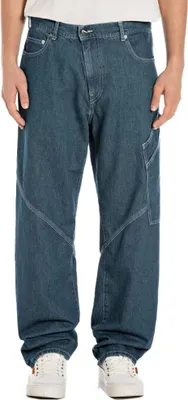 Produktbild von REPLAY RELAXED FIT CARGO DENIM PANTS Blau