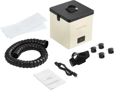 Immagine prodotto di Estrattore di fumi di saldatura 100W - Estrattore di fumi di saldatura 240 m³/h - Assorbitore di fumi di saldatura da tavolo - 5800 giri/min - Filtro a 3 stadi - Estrattore di fumi di saldatura - Stazione di saldatura per lavori di saldatura