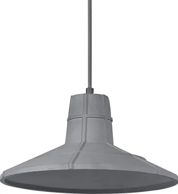 Produktbild von OSRAM Decor Concrete Sala Beton-Hängeleuchte (325 mm) in Dunkelgrau mit Gehäuse aus Metall und Beton für moderne Beleuchtungen in Innenräumen, flexible Leuchtkörper-Wahl dank E27 Fassung.