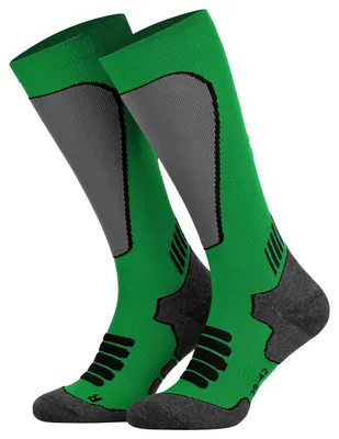 Produktbild von Tobeni Kompressionsstrümpfe Sport Laufstrümpfe Damen Herren Ski Motorrad, Farbe:Grün, Grösse:43-46