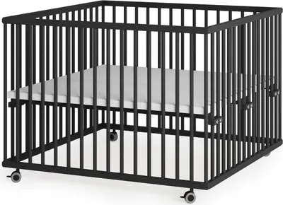 Produktbild von Laufgitter 100x100 cm - Black Edition - Premium Kollektion