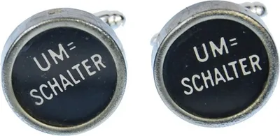 Produktbild von Umschalter Manschettenknöpfe Schreibmaschinentaste Miniblings Vintage Unikat
