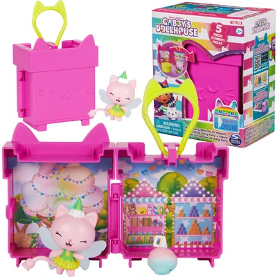 Image de Figurine « Kitty Fairy » de Gabby's Dollhouse + Minibox Zimmer Gabby's Dollhouse