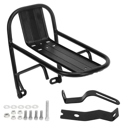 Produktbild von Fahrrad-Frontträger Aluminium Schwarz Mountainbike Gepäckträger