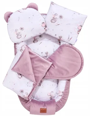 Produktbild von Jukki 5-teiliges Baby-Nestchen Kokon Set