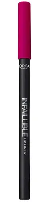 Produktbild von L’Oréal Paris Infallible Lip Liner, Violett, Stay Ultraviolet, Frauen, Methyl Trimethicone - Polyethylene - Synthetic Fluorphlogopite - Trimethylsiloxysilicate -..., 9 mm, 9 mm