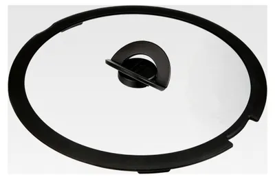 Produktbild von Ingenio Glasdeckel für Induktion, Schwarz / Transparent, 28 cm