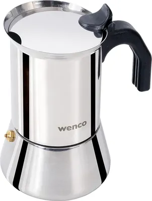 Produktbild von wenco Premium Espressokocher, 4 Tassen, 500 ml, Für alle Herdarten inkl. Indukti