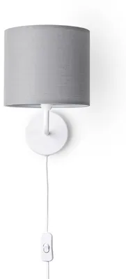Produktbild von Tischlampe Wandleuchte Wohnzimmerlampe Schlafzimmer Lampenschirm Stoff Uni