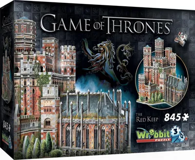 Zdjęcie produktu dla Puzzle 3D WREBBIT Gra o Tron: Czerwona Twierdza 845 elementów