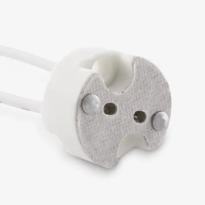 Produktbild von kwmobile 11x GU5.3 Fassung mit 12V Kabel - MR16 Bauform - 0,75mm² Kabeldurchmesser - Keramik Sockel - GU 5.3 Fassungen Halogen und LED Leuchtmittel