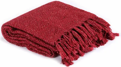 Image de vidaXL Jeté de lit Polyester 220x250 cm rouge bourgogne