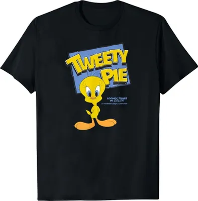 Immagine prodotto di Looney Tunes - Maglietta "Classic" da uomo BI1037 (3XL) (Nero)