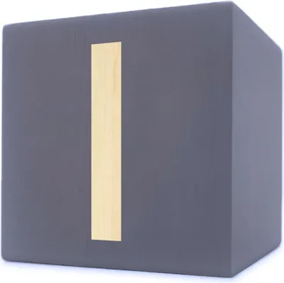 Immagine prodotto di Cubo di legno per lettere, 5 x 5 cm, grigio, lettera I