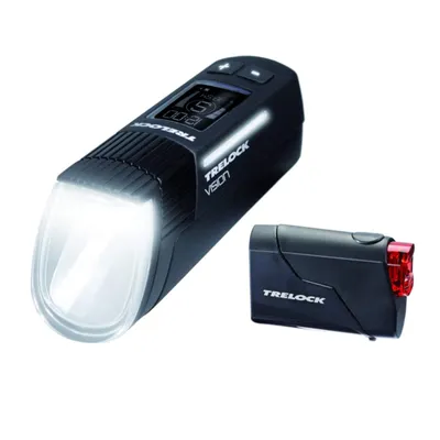 Obrázok produktu pre Trelock batéria/dobíjateľná sada predné + zadné svetlo LS760 LS720 black100