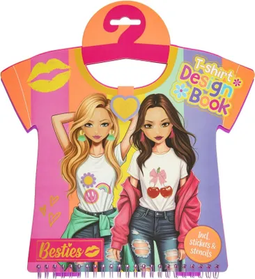 Produktbild von Kreatives Bastelgruppen-Besties-T-Shirt-Designbuch, 20 Blatt