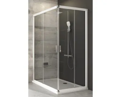 Immagine prodotto di Un lato della cabina doccia RAVAK Blix BLRV2K-120 bianco+trasparente 1XVG0100Z1
