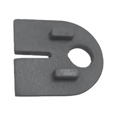 Produktbild von Einlage zu Glasklemmbeschlag Modell 25 für 10,76 mm Glas, Gummi