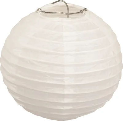 Produktbild von Papierlampinion Mini Durchmesser 10cm weiß VE=6 Stück