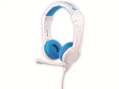 Immagine prodotto di ONANOFF BuddyPhones School+ cuffie on-ear, per bambini, bianco/blu