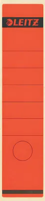 Produktbild von Leitz - Rückenetikett breit/lang 62x285mm selbstklebend rot 10 Stück