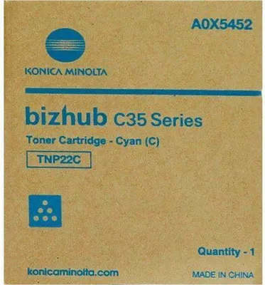 Image de Minolta - Cartouche de toner Minolta Bizhub C35 bleu | 1 pièce