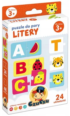 Produktbild von CzuCzu Buchstaben-Paar-Puzzle Lernpuzzle Ab 3 Jahre