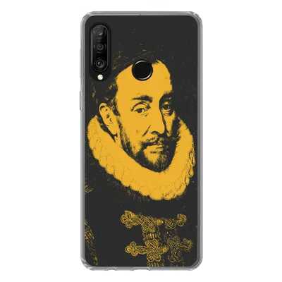 Produktbild von MuchoWow® Handyhülle Schutzhülle Hülle für Huawei P30 Lite Wilhelm von Oranien - Adriaen Thomasz Silikon Softcase Handy Hülle - Handyhülle
