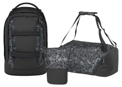 Produktbild von Satch, Schulrucksack-Set PACK Street Ink 3-teilig, ab 5. Klasse