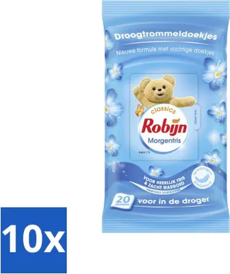 Produktbild von Robijn - Morgenfris - Trocknertücher - 20 Tücher - Vorteilspack - 10 Stücke