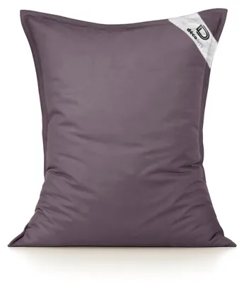 Image de Housse pour Pouf Géant XL 120x80cm Intérieur et Extérieur - Gris carbone