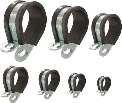 Produktbild von 10x AUPROTEC Rohrschellen mit Gummieinlage Ø 12mm / Band 12mm