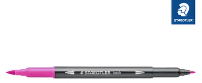Produktbild von Staedtler Doppelfaserm.wasserverm. rotlila