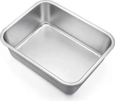 Zdjęcie produktu dla Homikit małe naczynie żaroodporne ze stali nierdzewnej 27 x 21 x 8 cm - idealne do lasagne brownie