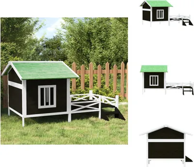 Immagine prodotto di vidaXL Cuccia per cani grigia 159x120x88,5 cm in legno di pino massiccio - Cucce per cani e recinti