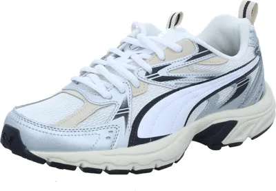 Produktbild von Puma Damen-Sneaker Milenio Tech Silber-Weiß-Schwarz-Mehrfarbig, Farbe:weiß, UK Größe:6