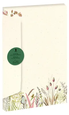 Produktbild von RÖSSLER Briefpapier Set Blüten im Wind 5 Blatt/5 Briefumschläge DIN A4