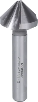 Produktbild von KS Tools 336.0071, Bohrer, Entgratfräser, Drehung der rechten Hand, 2,5 cm, 67 mm, Metall, Nicht-eisenhaltiges Metall, Stahl