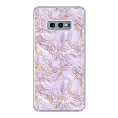 Produktbild von MuchoWow® Handyhülle Schutzhülle Hülle für Samsung Galaxy S10e Abstrakt - Marmor - Gold - Muster Silikon Softcase Handy Hülle - Handy