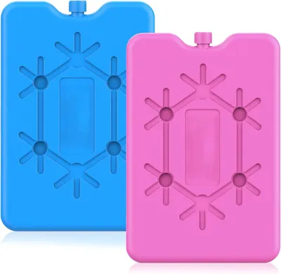 Imagen del producto de Bolsas de hielo, 2 unidades, ultradelgadas, con larga capacidad de enfriamiento, ideales para llevar