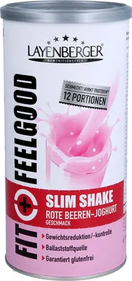 Produktbild von Layenberger Fit+Feelgood Slim Shake 396g Dose - Rote Beeren-Joghurt