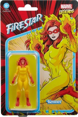 Produktbild von Marvel Legends Retro Collection Actionfigur 2022 Marvel's Firestar 10 cm