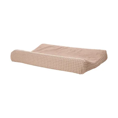 Produktbild von Koeka Waffel Amsterdam Meyco Teddy Wickelunterlagenbezug - Olive Green- Caffe | Wickelunterlagenbezug