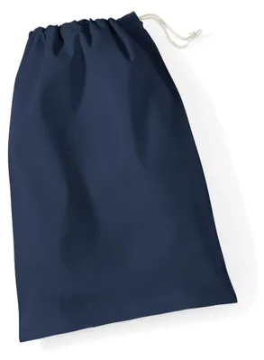 Produktbild von Westford Mill Stoffsack, Baumwolle FK959 (L) (Marineblau)