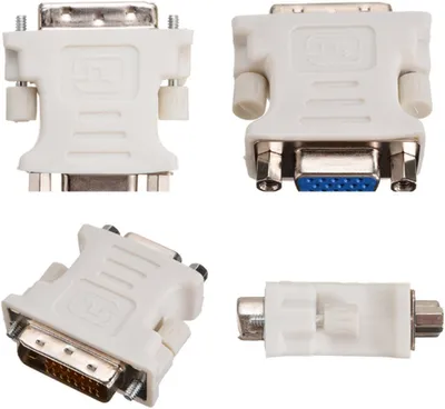 Zdjęcie produktu dla Go Go Gadget – Adapter DVI-D do VGA – 24 + 1 pin – Konwerter – 1 sztuka – Biały