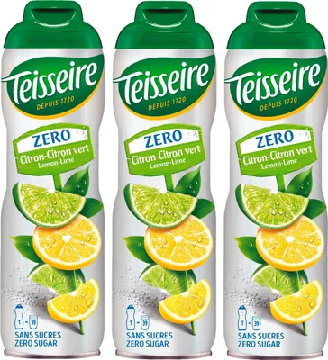 Produktbild von Teisseire Getränke-Sirup Lemon/Zitrone 0% - 600ml (3er Pack)