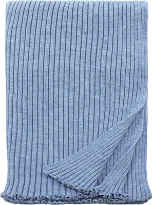 Produktbild von Eagle Products Schal Wollschal Strickschal himmelblau 65 x 180 cm