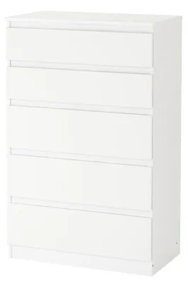 Immagine prodotto di Cassettiera - 5 cassetti - Bianca - 112 x 70 x 40 cm