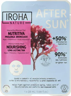 Image de Iroha After Sun Nourishing Lasting Tan Algae Probiotics Hyaluronic Acid 658857